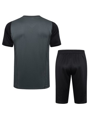 Real Madrid training jersey men's darkgreen uniform soccer sportswear football tops sports shirt 2023-2024